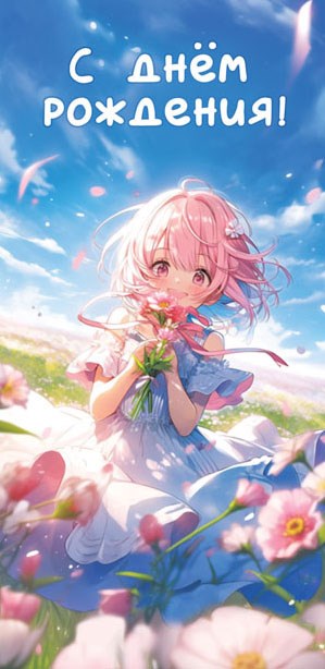 Конверт для денег "С Днём Рождения" ОКЛ-284 ОКЛ-284