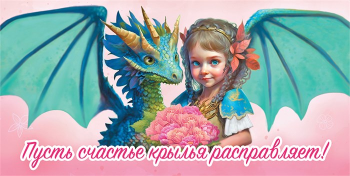 Конверт для денег "Пусть счастье крылья расправляет" ОКЛ-223 ОКЛ-223