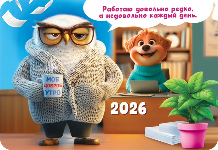 Карманный календарь 2026 "Офисные будни" КГ-26-396 КГ-26-396