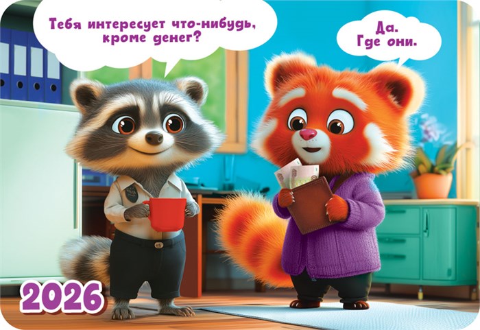 Карманный календарь 2026 "Офисные будни" КГ-26-395 КГ-26-395