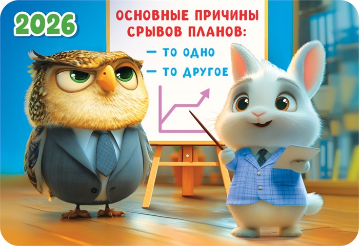 Карманный календарь 2026 "Офисные будни" КГ-26-393 КГ-26-393