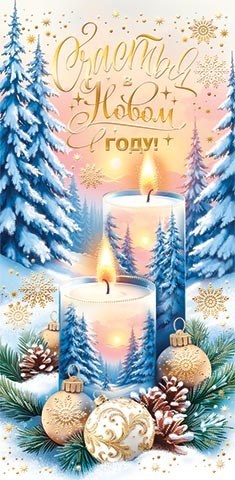 Конверт для денег "Счастья в новом году!" 2-17-5164 2-17-5164