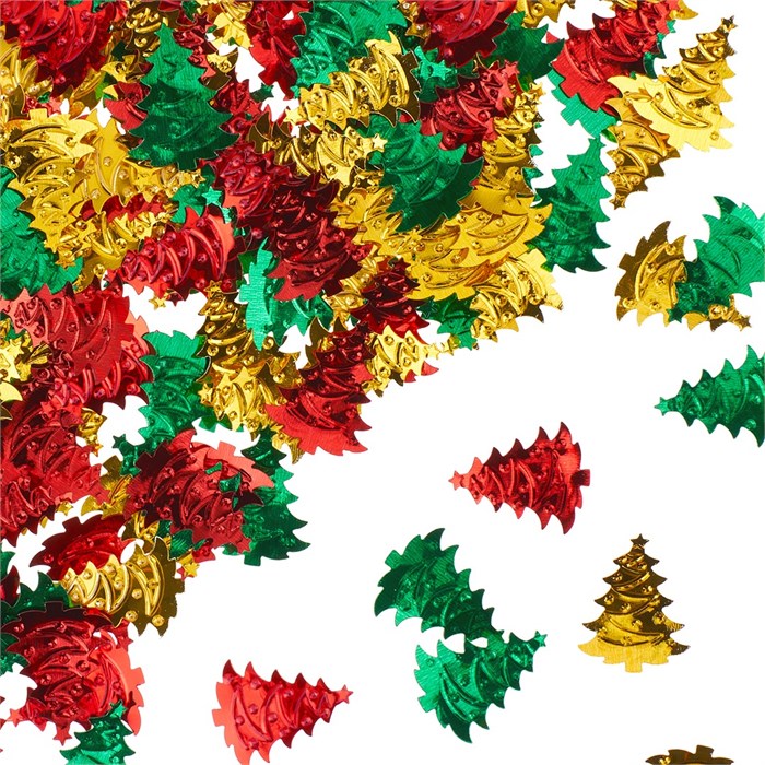 Конфетти "Ёлочки. Зел/Крас/Зол" 521340 521340