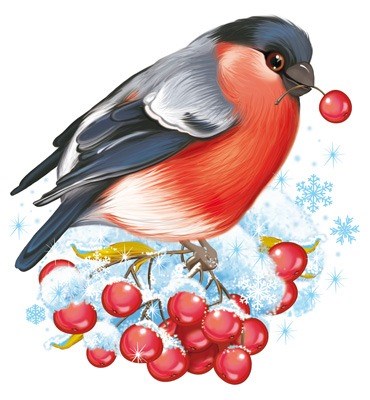 Новогодний плакат "Снегирь" ФМ1-15275 463-0-1120-3466-0