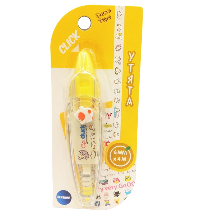 71142 Корректор-лента Утки 6 мм х 4 м с рисунками для коррекции текста, творческих работ 71142