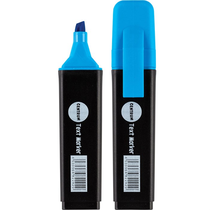 82292 Маркер текстовый  голубой со скошн. 1-5 мм. 82292