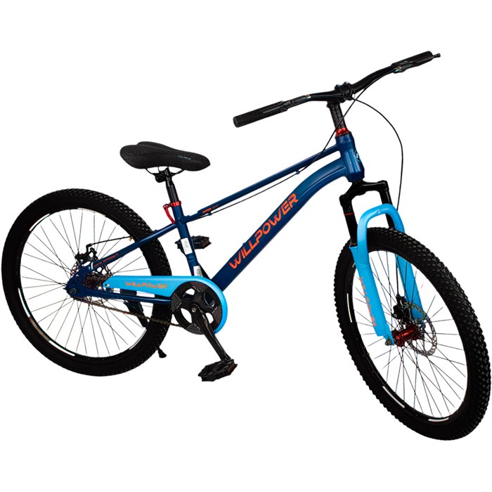 Велосипед двухколесный 24" WILLPOWER синий,  FG240528068L-1 357-862