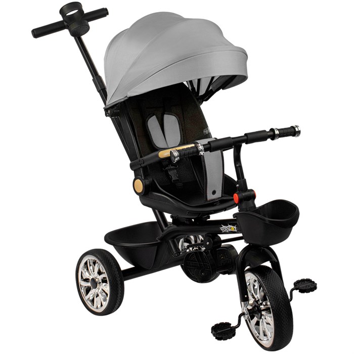 Велосипед трехколесный серый  FG240528316L-3 колеса ЭВА  10"/8" 357-848