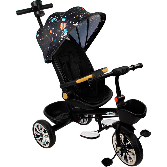 Велосипед трехколесный Dvizhok черный FG240528279L-1 колеса ЭВА  10"/8" 357-846