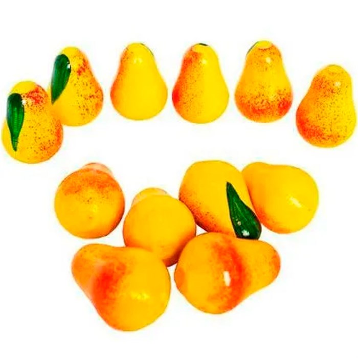 Деревянный Счетный материал Груша (12 шт) RNToys Д-476. 478-080