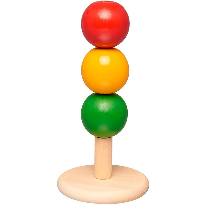Деревянная Пирамидка светофор малая (RNToys) Д-524 979-517