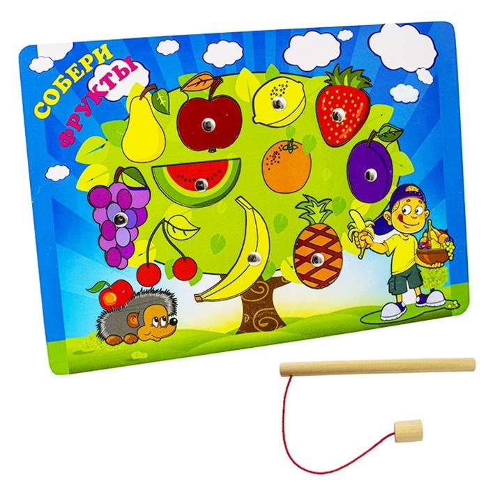 Деревянная Рыбалка Собери Фрукты БП-00000271 /Арбо/ 380-147