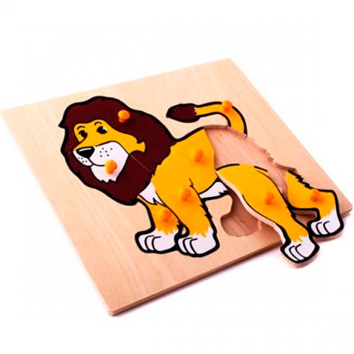 Деревянная игрушка Лев 1009 478-168