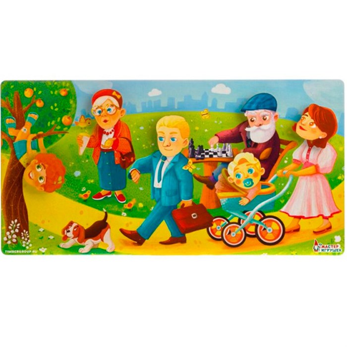 Деревянная Развивающая игра Сорвиголова Семейка IG0781 478-029