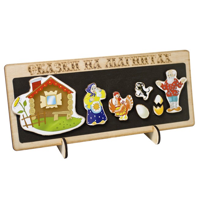 Деревянная сказка на магнитах Курочка Ряба К-0543/6 278-943