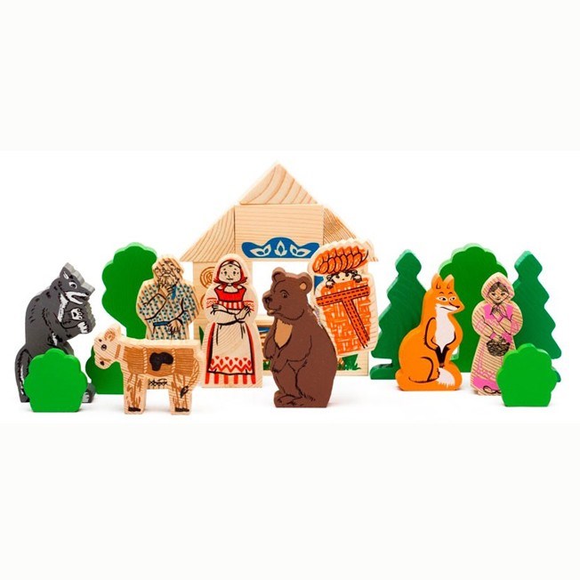 Деревянный конструктор Сказки Аленушкины сказки 453-4 278-415