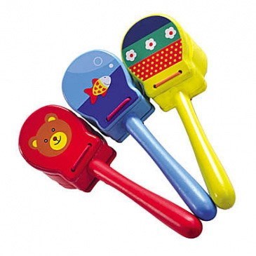 Деревянный музыкальный инструмент Кастаньеты в ассорт. ИД-4161 278-822