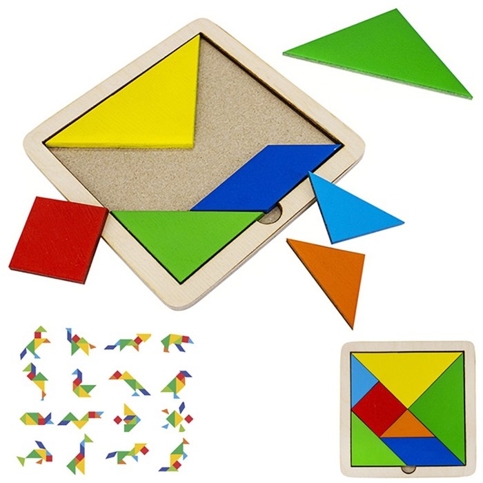 Деревянная головоломка Танграм малый  БП-00000341 /Арбо/ 380-542