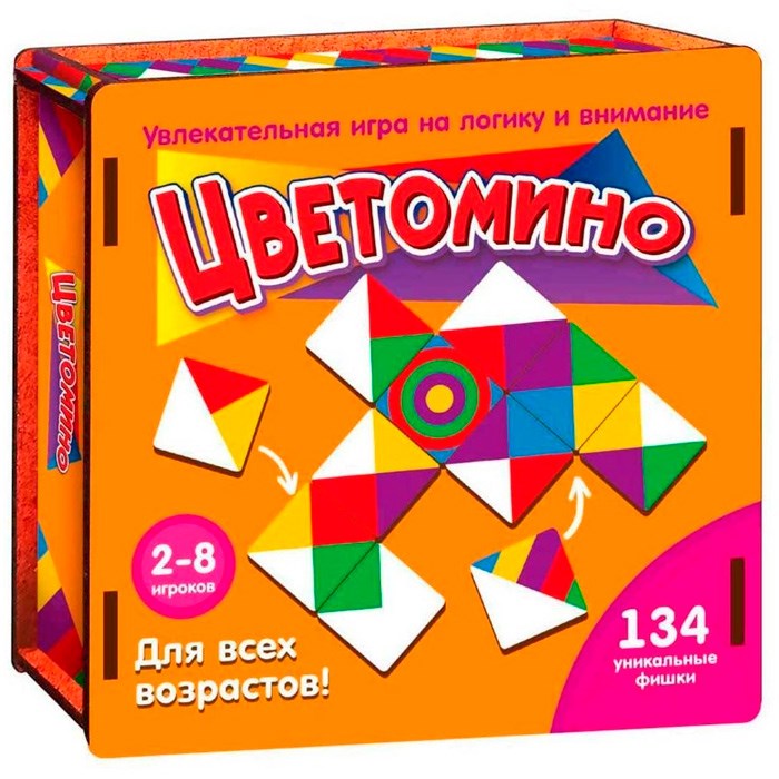 Деревянная Головоломка Цветомино 8575 /16/ 834-892