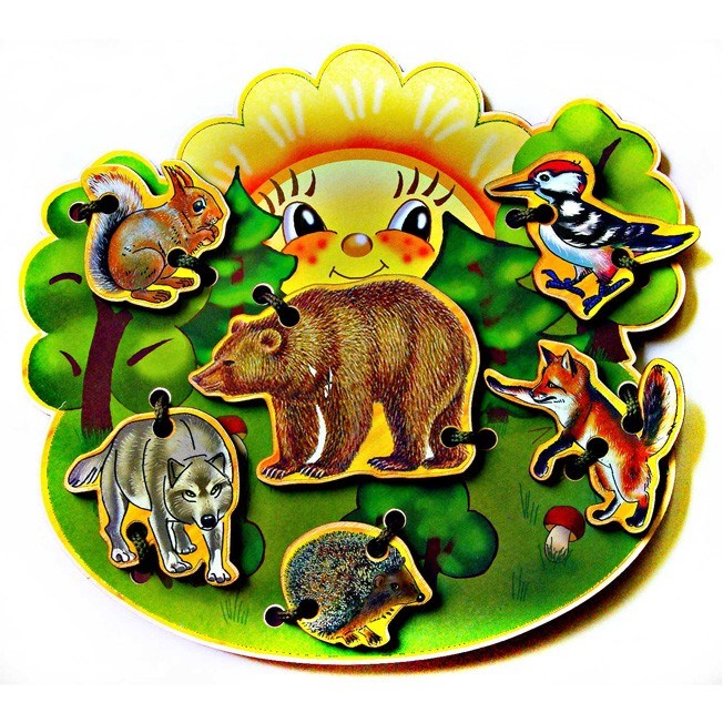 Деревянная шнуровка В лесу 7784 278-771