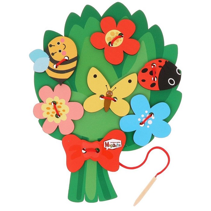 Деревянная Шнуровка Букет 962128 478-279