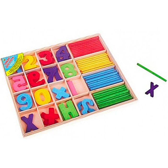 Деревянный счетный материал Учусь считать ИД-1396 279-192