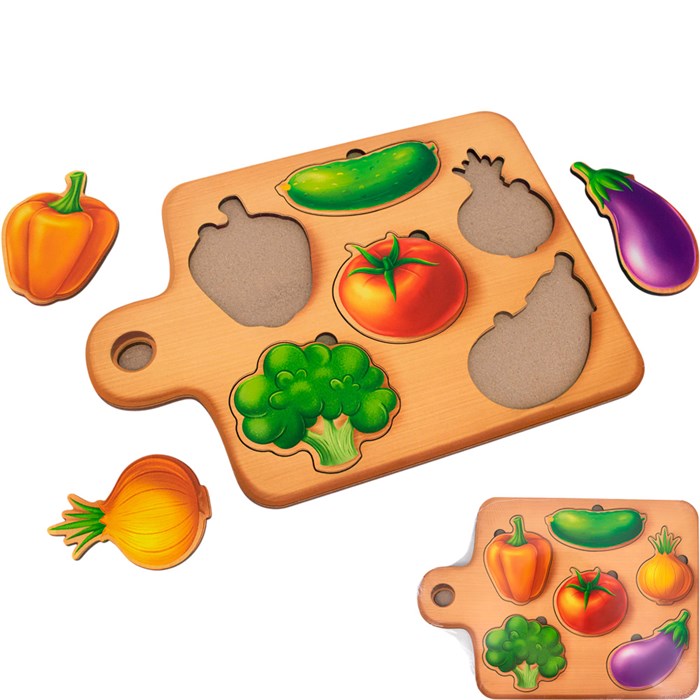 Деревянная Рамка вкладыш Овощи ОА-00000561 /Арбо/. 478-651