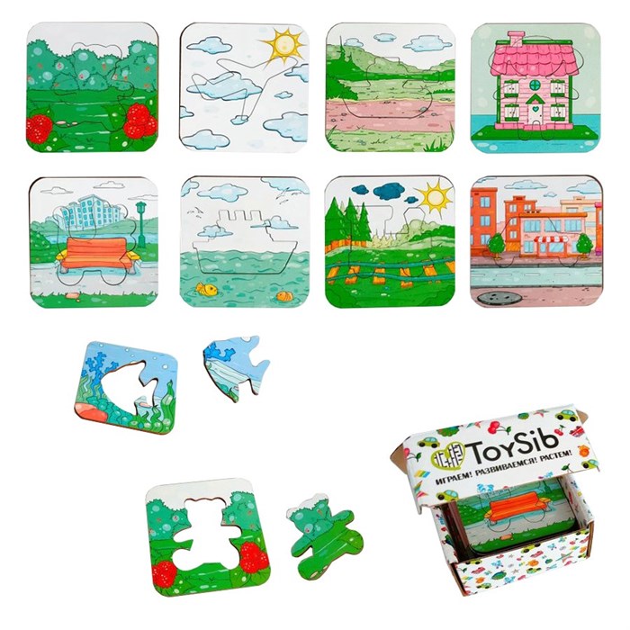 Деревянный Досочки Сегена ЛАЙТ  Силуэты 06054 380-626