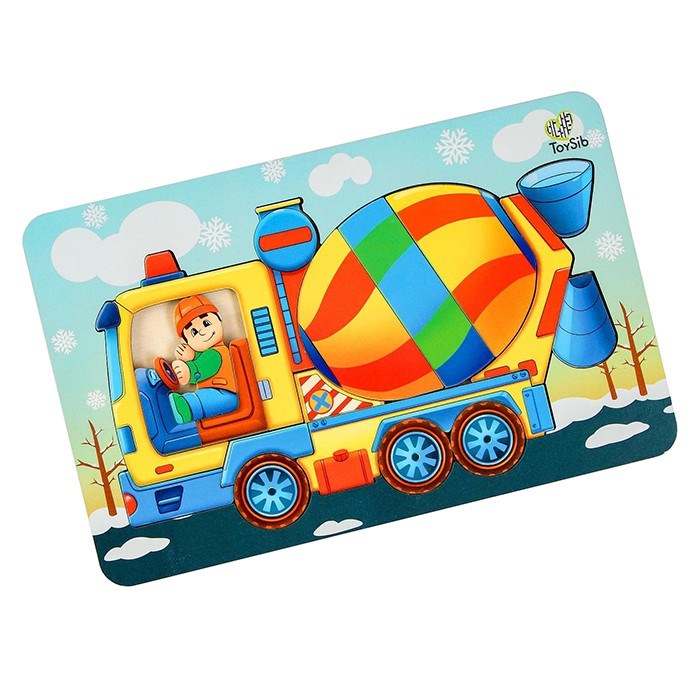 Деревянный пазл-конструктор Миксер 01078 380-010