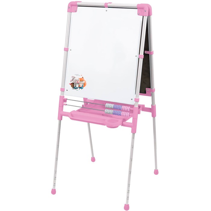 Мольберт 2 ДЗМ2/РЗ розовый-2 /Ника/ 198-257