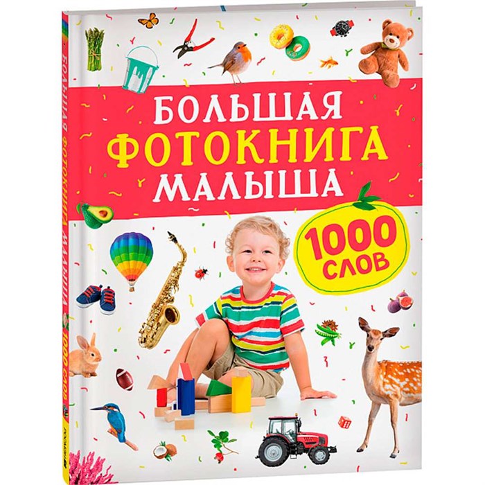 Книга 978-5-353-10544-2 Большая фотокнига малыша. 1000 слов 302-653