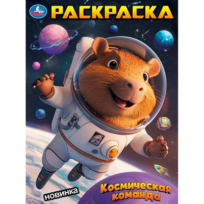 Раскраска 9785506103912 Космическая команда 601-452