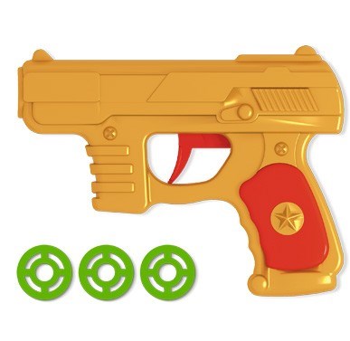 Пистолет дисковый в пак. 01361 /20/ 235-459