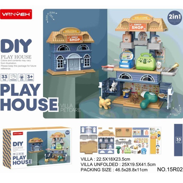 Игровой набор 15R02 2 в 1 Грумер в кор. 216-033