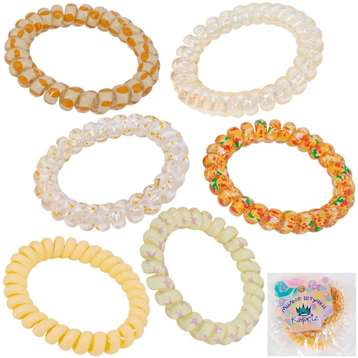 Набор резинок для волос FG250327847C Miss Kapriz 6 шт в упак. 216-155