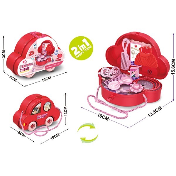 Набор бижутерии 628-35 в чемодане 216-008