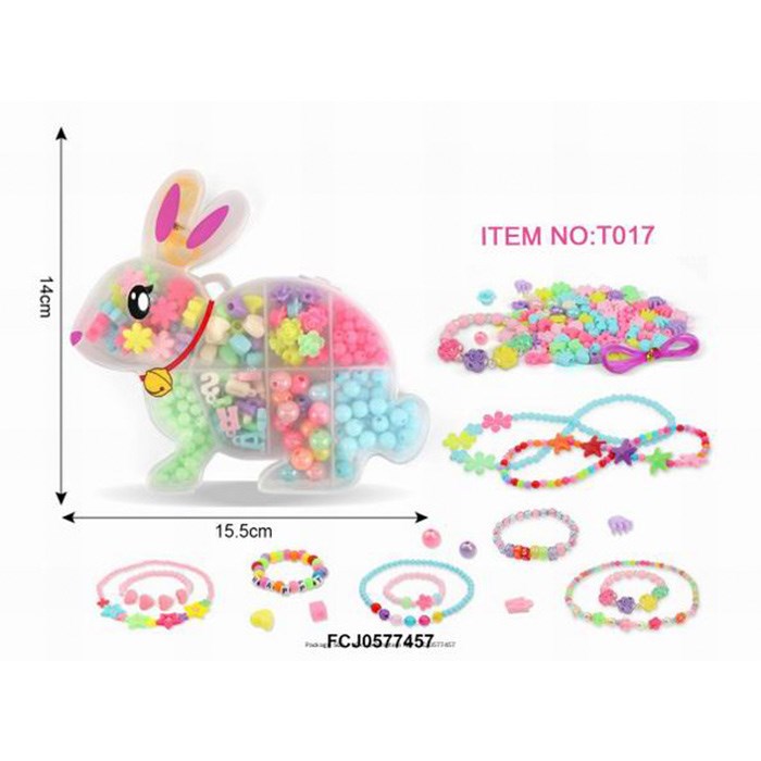 Набор бусин 017T Зайчик в кор. 615-774