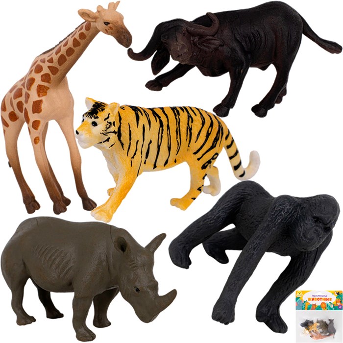Набор животных Levatoys MK2207-12A Сафари в пак. 214-985