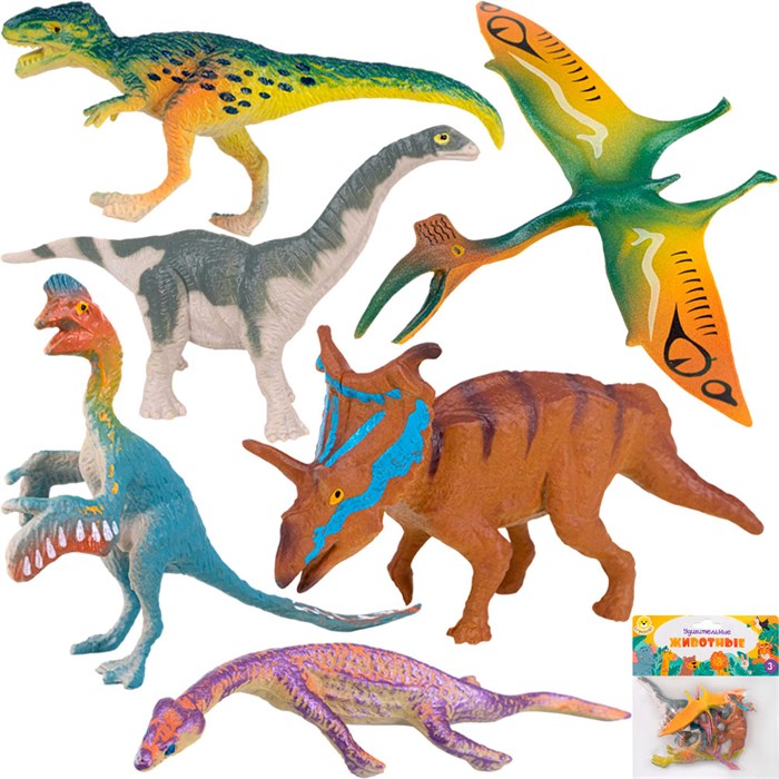 Набор Динозавров Levatoys MK2023A в пак. 214-993