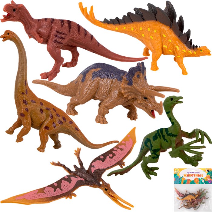 Набор Динозавров Levatoys MK2023B в пак. 214-994