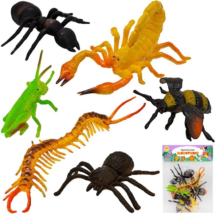 Набор насекомых Levatoys YSQ103-6B в пак. 615-271