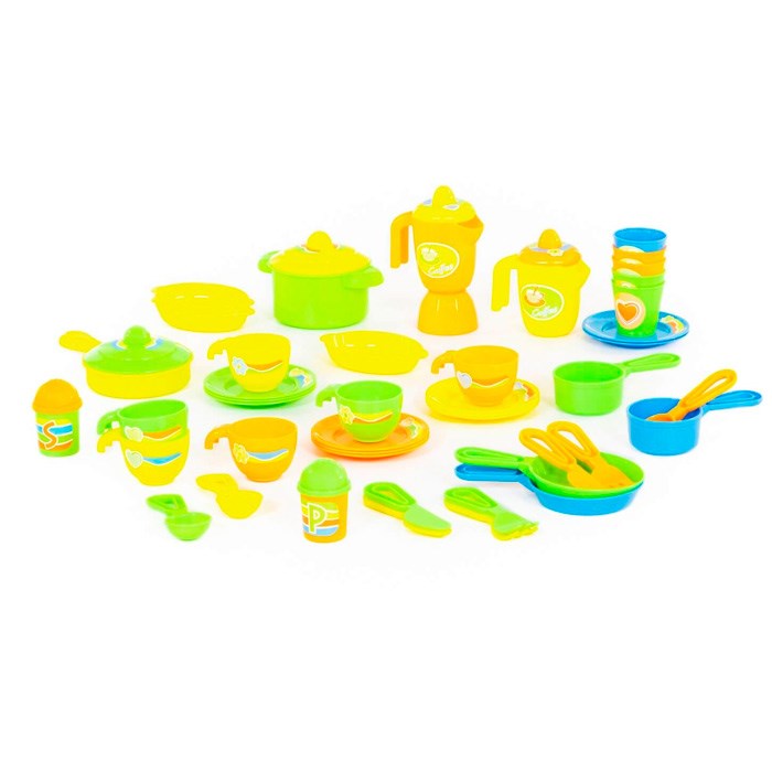 Набор детской посуды 50 элементов (в коробке) 67906 П-Е /4/ 615-344