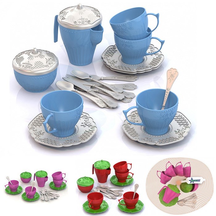 Набор посуды 613 Чайный сервиз 24 предм. Норд /25/ 215-989