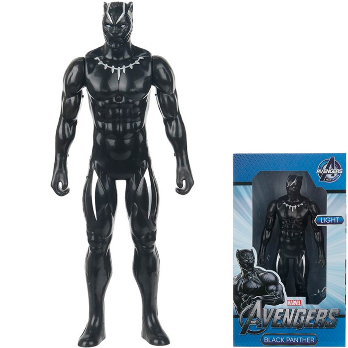 Игрушка на батарейках Фигурка Черная пантера, свет B2376656-R 431-240