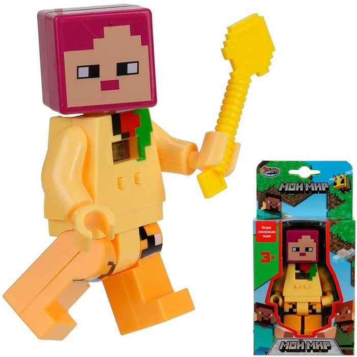 Фигурка мой мир с электронными часами 2304K0497-R 116-674