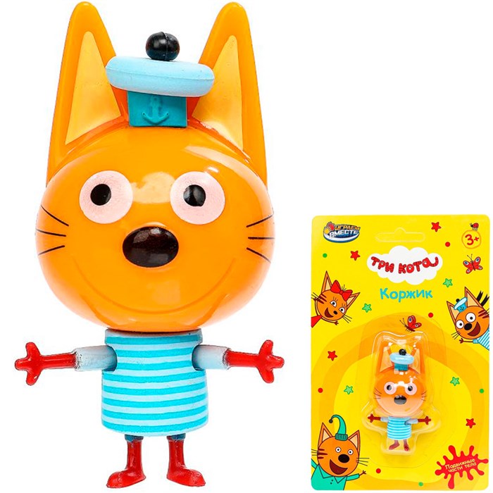 Фигурка Три Кота 6 см подвижные части тела PF-3C-KORZHIK-RU 116-757