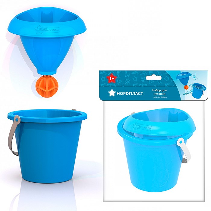 Игрушка для ванны набор ведро 111/1 и умывальник  742 418-871