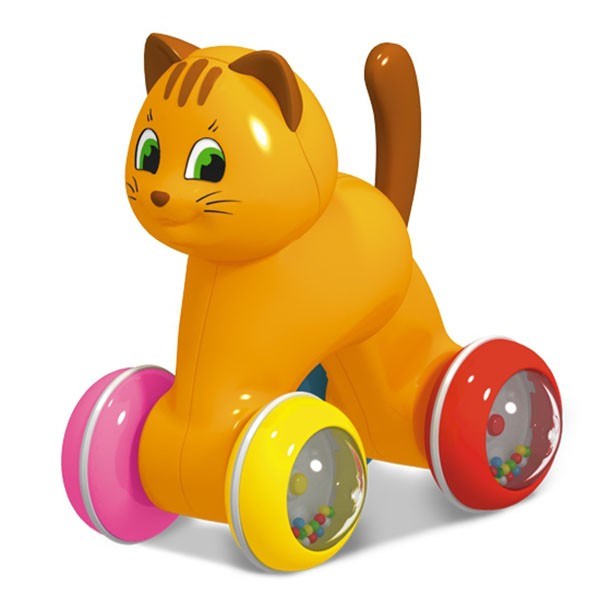 Игрушка покатушка Котик 01931 /6/ 319-579