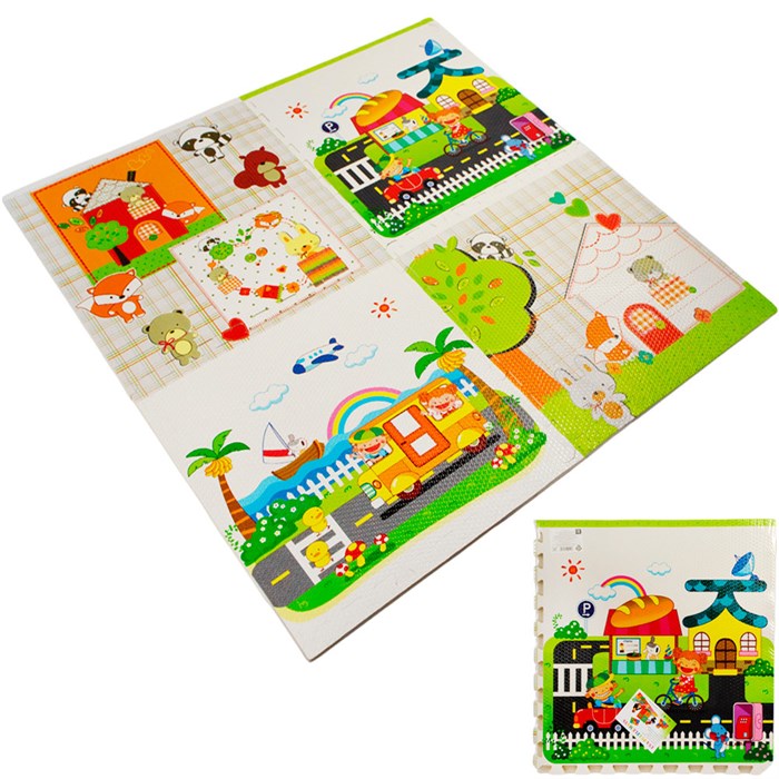 Коврик игровой 141V-661 60*60*1cm. 419-748