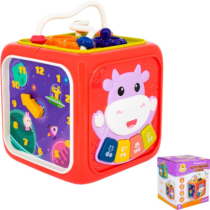 Логический кубик Levatoys MK688-57 красный в кор. 419-567